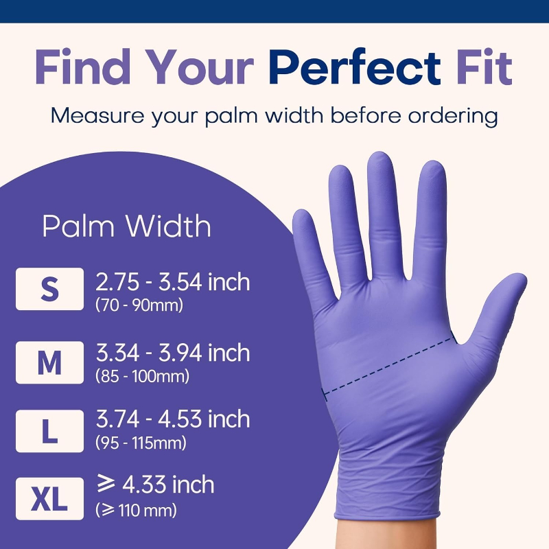 50/100pcs Purple Nitrile Glove - Exam Glove Nitrile review and price