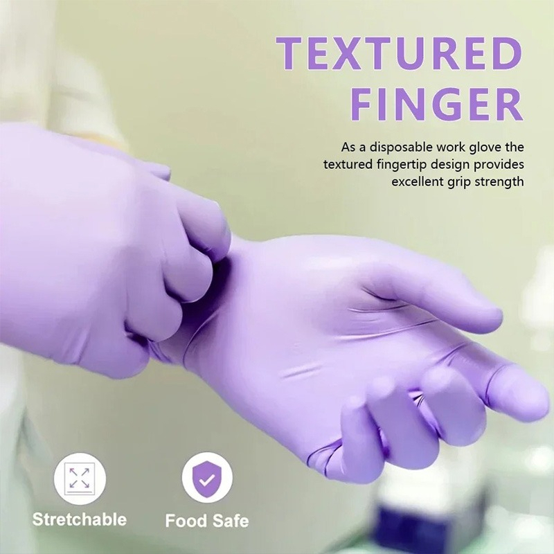 50/100pcs Purple Nitrile Glove - Exam Glove Nitrile review and price