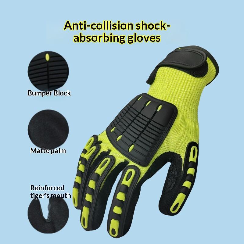 1 Pair Cut & Impact Resistant  - Nitrile Mechanic Glove review and price