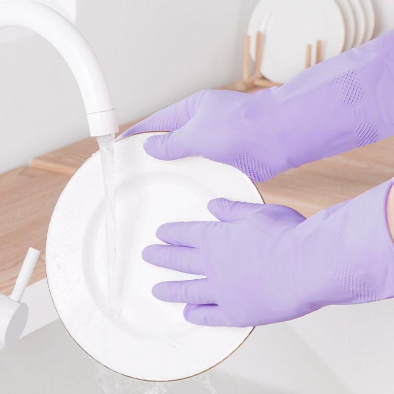 1Pair Latex Household Cleaning - Dish Glove Rubber review and price