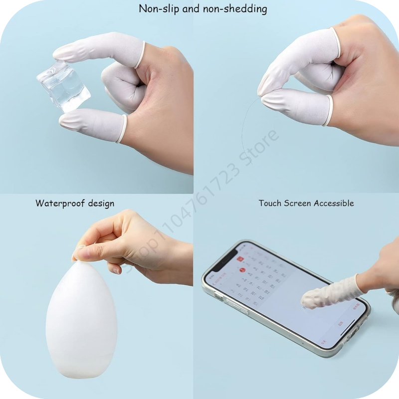 100Pcs Disposable Finger Cover - Latex Disposable Glove review and price