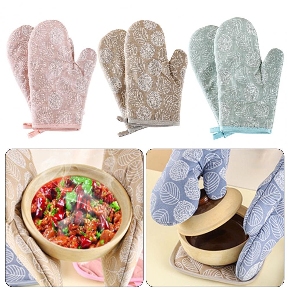 2Pcs Heat Resistant Oven Glove - Oven Mitt Silicone review and price