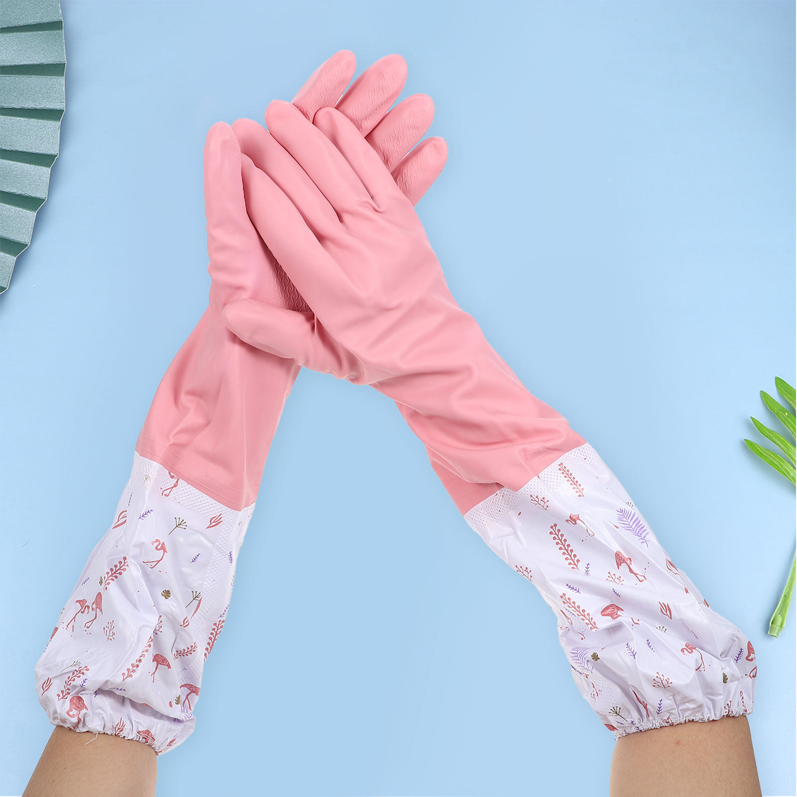 2 Pair Gloves Cleaning Waterpr - Dish Glove Rubber review and price